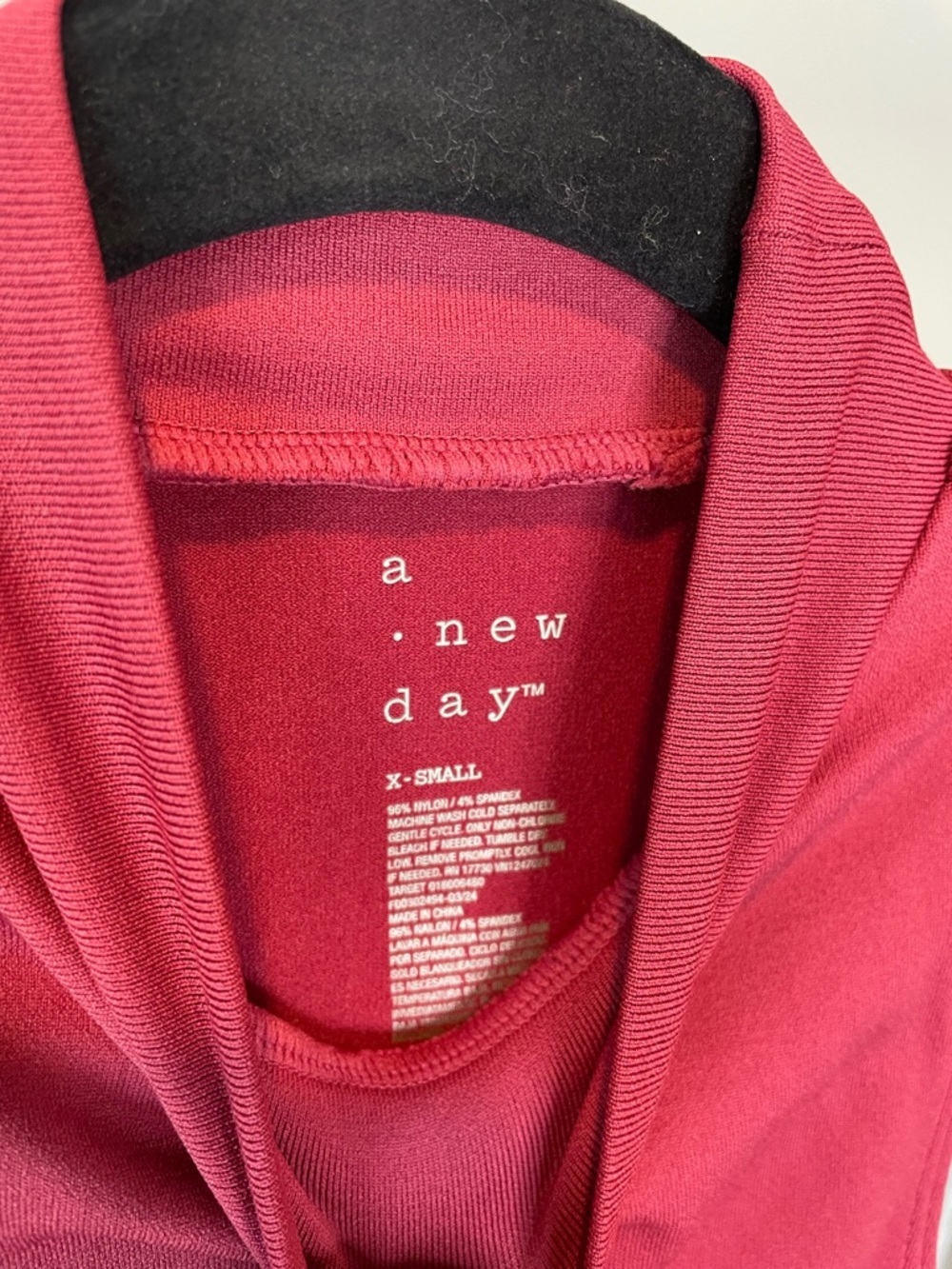 a new day Sleeveless Mock Neck Bodysuit - Rose Pink - Picture 2 of 4